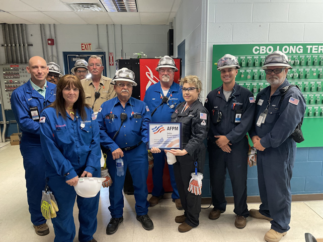 LyondellBasell Chocolate Bayou Polymers Plant Receives 2021 AFPM Safety Achievement Award